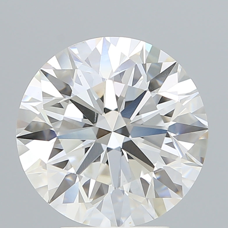 4.35 Carat Round Shaped, Excellent Cut, F Color, VS1 Clarity, IGI Certified Lab Grown Diamond
