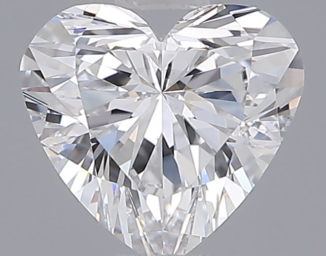 1.05 Carat Heart Shaped, Ideal Cut, D Color, VVS2 Clarity, IGI Certified Lab Grown Diamond