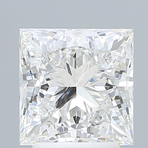 3.01 Carat Princess Shaped, Ideal Cut, E Color, VVS2 Clarity, IGI Certified Lab Grown Diamond
