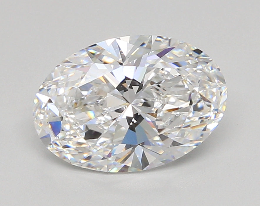 2.55 Carat Oval Shaped, Ideal Cut, D Color, VVS2 Clarity, IGI Certified Lab Grown Diamond