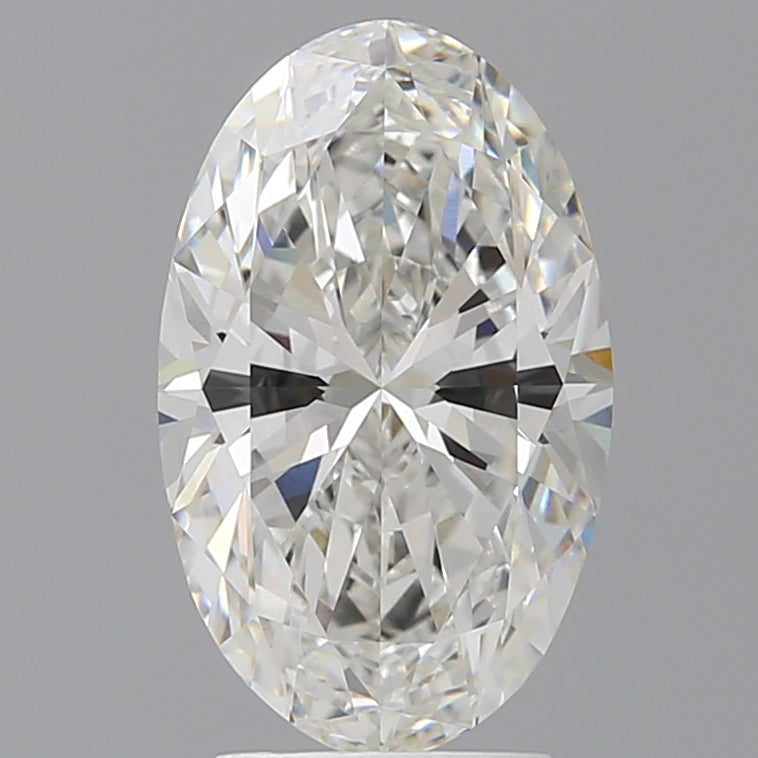 3.54 Carat Oval Shaped, Ideal Cut, F Color, VVS2 Clarity, IGI Certified Lab Grown Diamond
