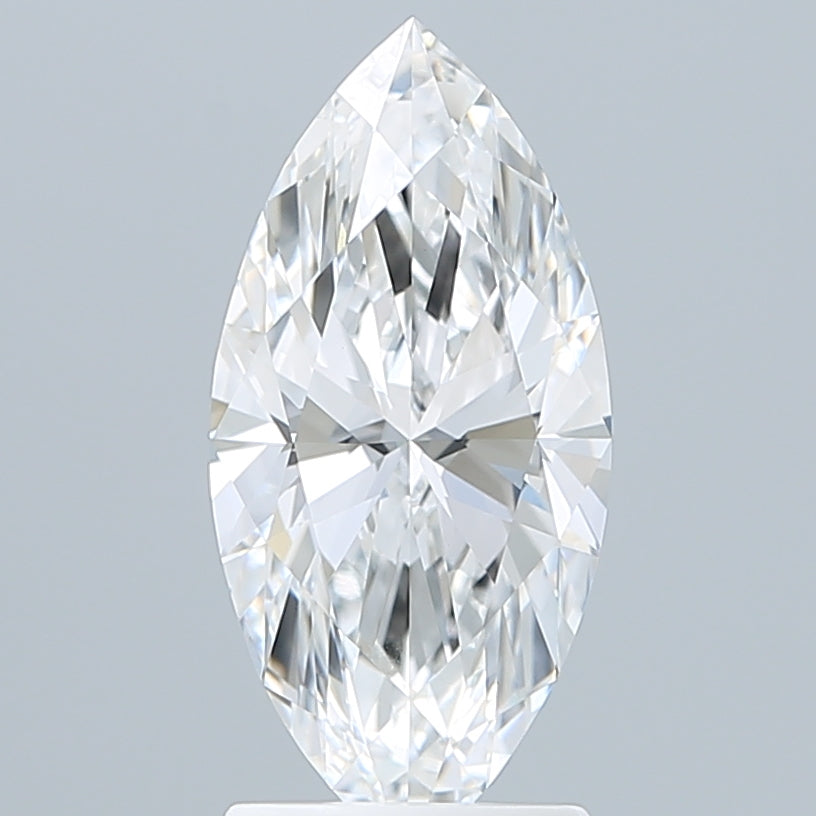 2.03 Carat Marquise Shaped, Ideal Cut, D Color, VVS2 Clarity, IGI Certified Lab Grown Diamond