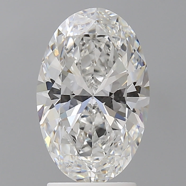 2.54 Carat Oval Shaped, Ideal Cut, E Color, VVS2 Clarity, IGI Certified Lab Grown Diamond