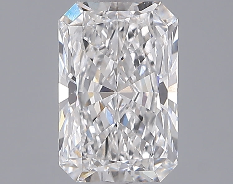 1.51 Carat Radiant Shaped, Ideal Cut, E Color, VVS1 Clarity, IGI Certified Lab Grown Diamond
