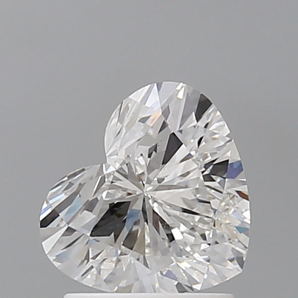 1.50 Carat Heart Shaped, Ideal Cut, E Color, VS1 Clarity, IGI Certified Lab Grown Diamond