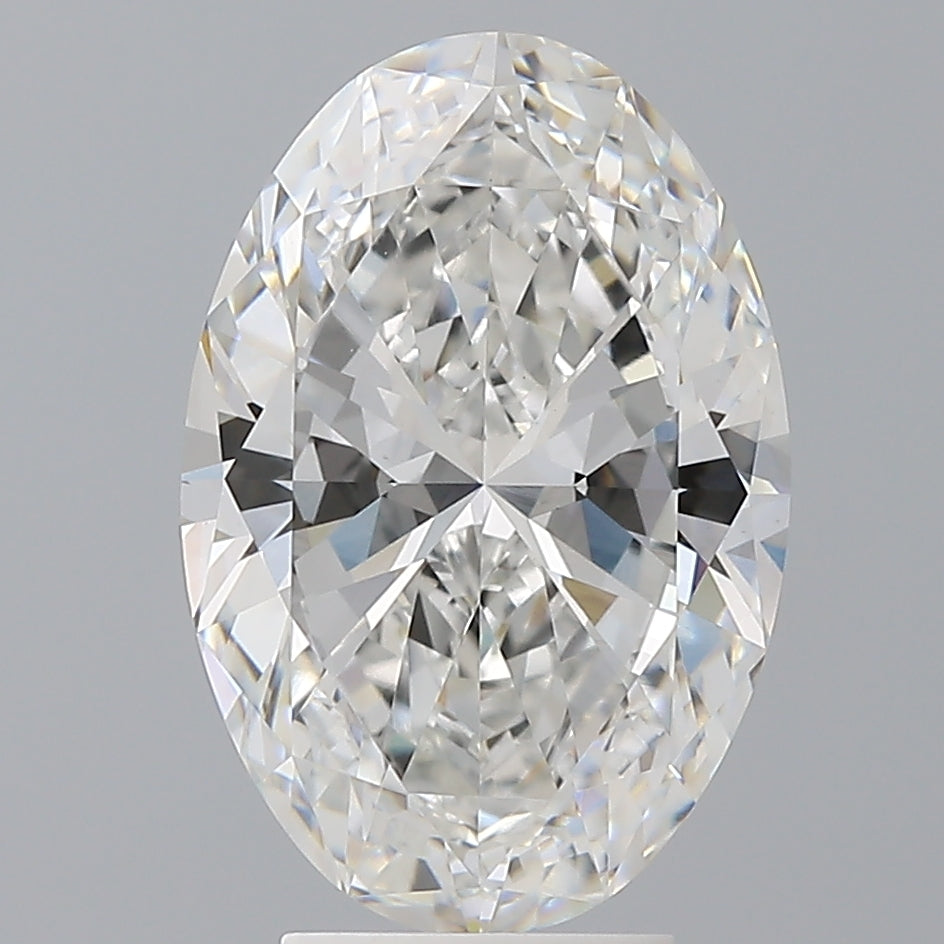 4.54 Carat Oval Shaped, Ideal Cut, E Color, VVS2 Clarity, IGI Certified Lab Grown Diamond
