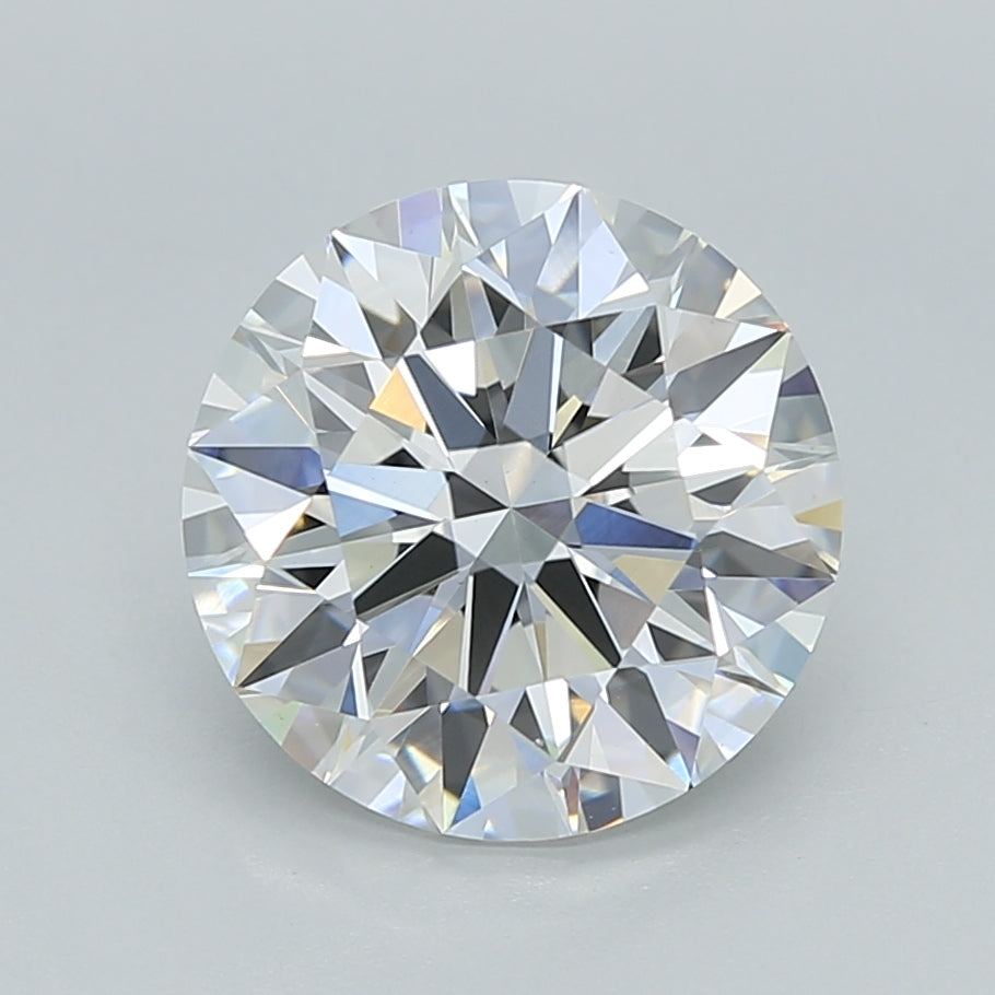 3.03 Carat Round Shaped, Ideal Cut, D Color, VS1 Clarity, IGI Certified Lab Grown Diamond