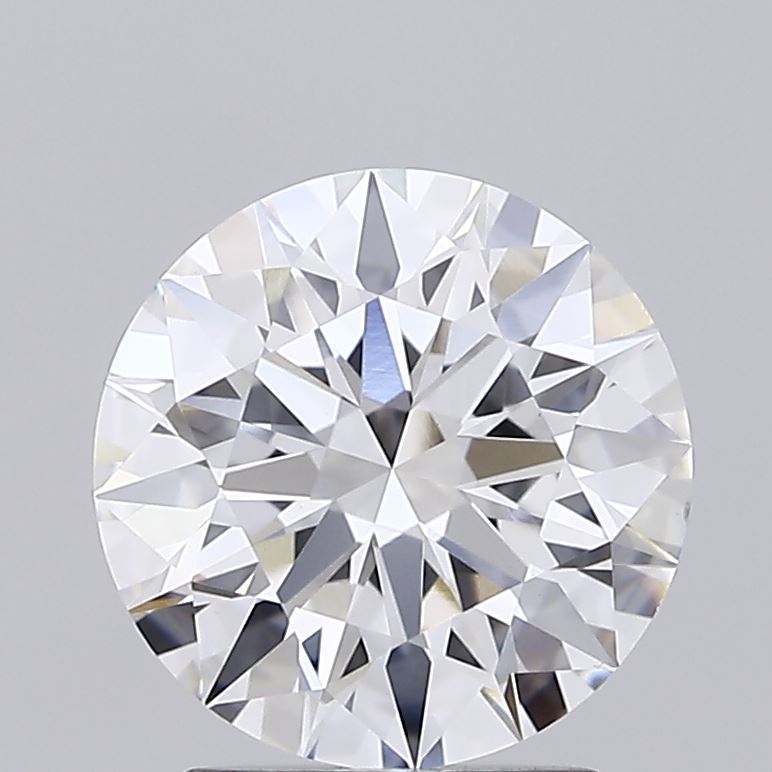 2.26 Carat Round Shaped, Ideal Cut, E Color, VVS2 Clarity, IGI Certified Lab Grown Diamond
