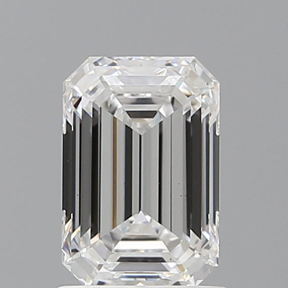 1.58 Carat Emerald Shaped, Ideal Cut, D Color, VS2 Clarity, IGI Certified Lab Grown Diamond
