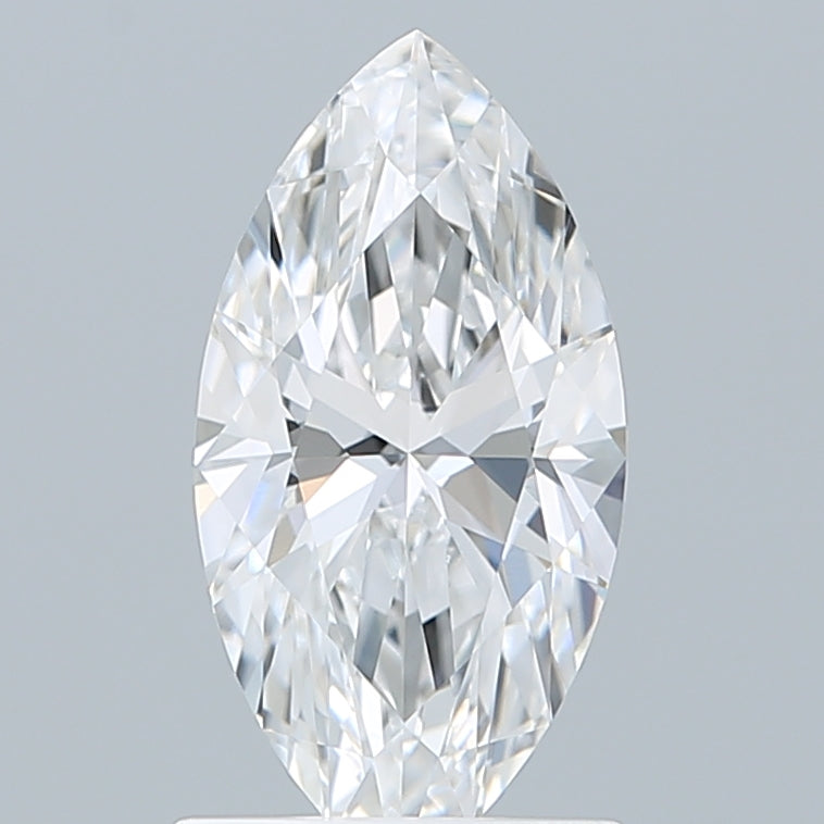 1.22 Carat Marquise Shaped, Ideal Cut, D Color, VVS2 Clarity, IGI Certified Lab Grown Diamond