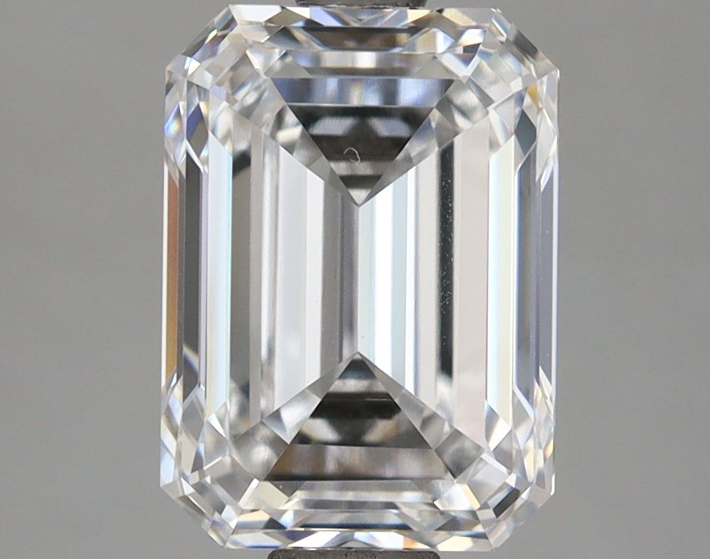 2.58 Carat Emerald Shaped, Ideal Cut, D Color, VVS1 Clarity, IGI Certified Lab Grown Diamond