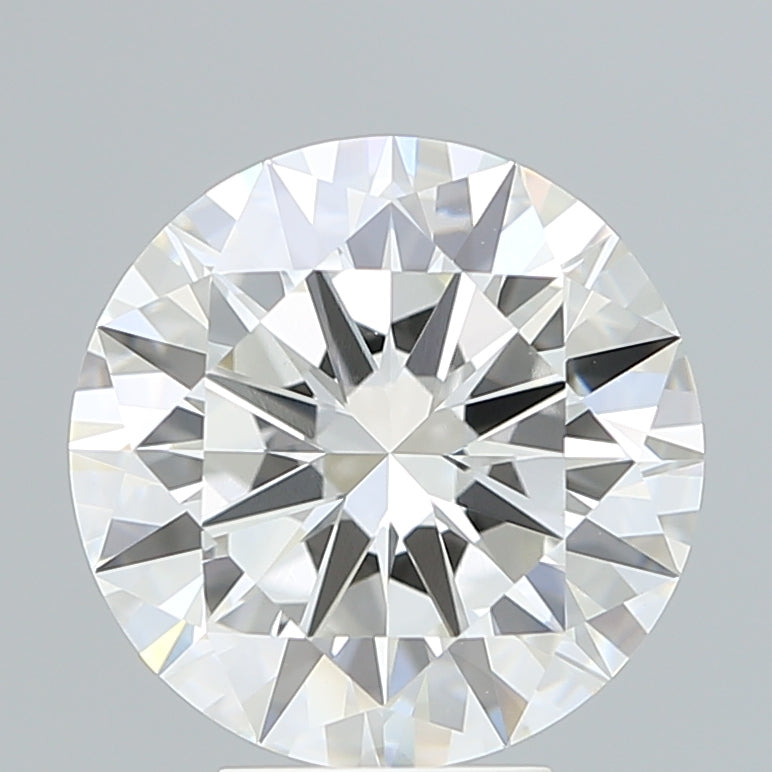 5.29 Carat Round Shaped, Excellent Cut, G Color, VVS2 Clarity, IGI Certified Lab Grown Diamond