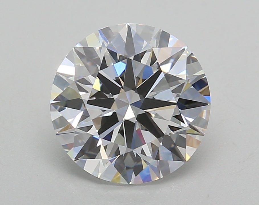 2.52 Carat Round Shaped, Ideal Cut, E Color, VVS2 Clarity, IGI Certified Lab Grown Diamond
