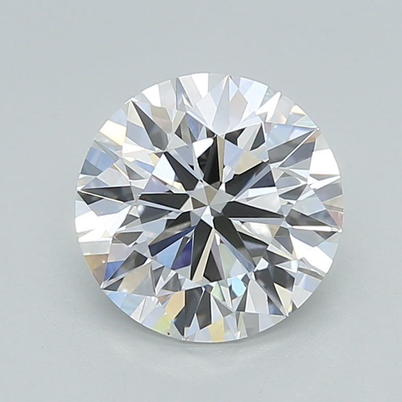 2.02 Carat Round Shaped, Ideal Cut, E Color, VS2 Clarity, IGI Certified Lab Grown Diamond
