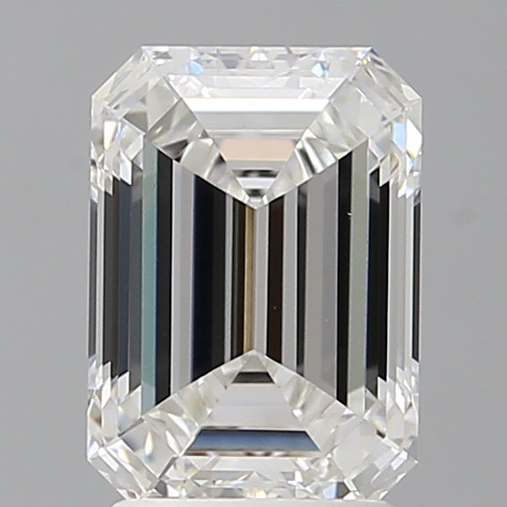 2.44 Carat Emerald Shaped, Ideal Cut, D Color, VVS2 Clarity, IGI Certified Lab Grown Diamond