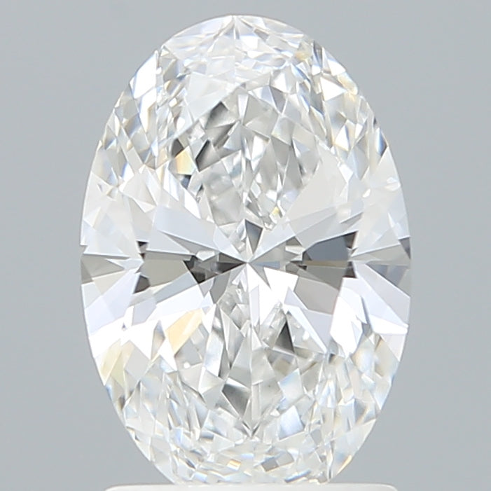 1.60 Carat Oval Shaped, Ideal Cut, E Color, VVS2 Clarity, IGI Certified Lab Grown Diamond