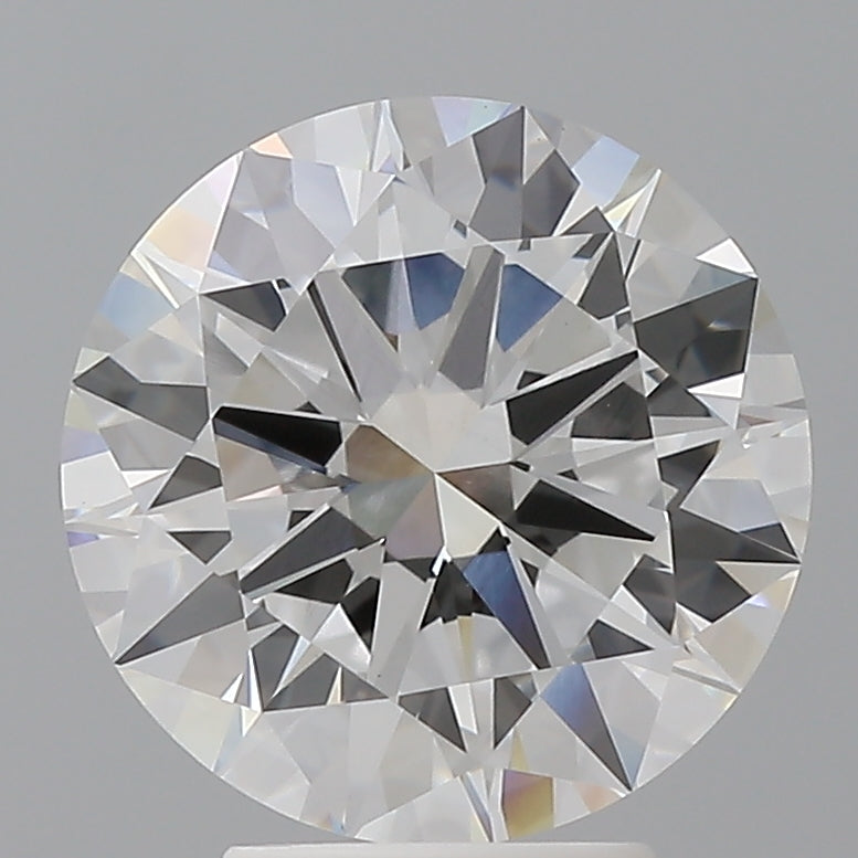 4.03 Carat Round Shaped, Excellent Cut, E Color, VVS2 Clarity, IGI Certified Lab Grown Diamond