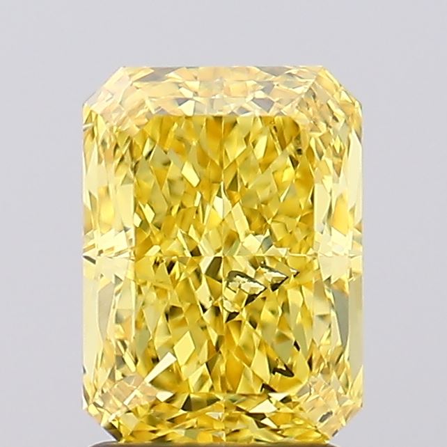 2.04 Carat Radiant Shaped, Excellent Cut, VS2 Clarity, IGI Certified Lab Grown Diamond