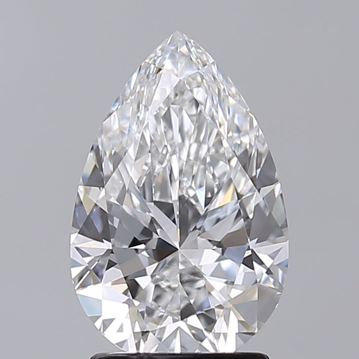 2.02 Carat Pear Shaped, Very Good Cut, E Color, VVS2 Clarity, IGI Certified Lab Grown Diamond