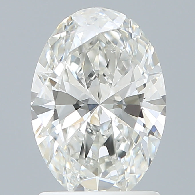 1.57 Carat Oval Shaped, Ideal Cut, F Color, VVS2 Clarity, IGI Certified Lab Grown Diamond