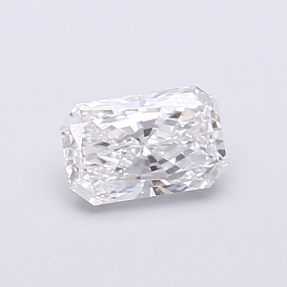 0.43 Carat Radiant Shaped, Very Good Cut, D Color, VVS1 Clarity, IGI Certified Lab Grown Diamond
