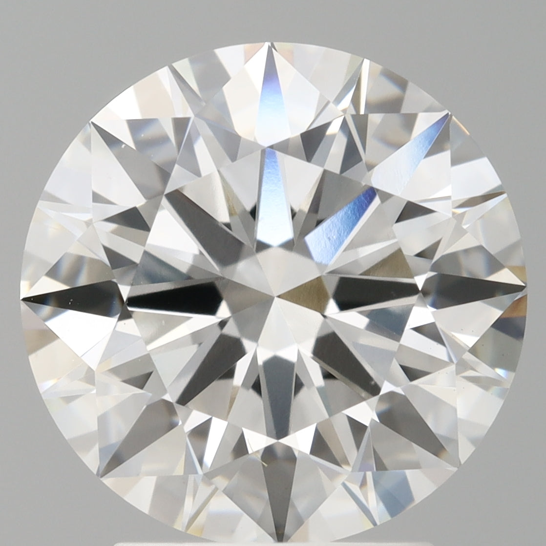 3.10 Carat Round Shaped, Ideal Cut, F Color, VVS2 Clarity, IGI Certified Lab Grown Diamond