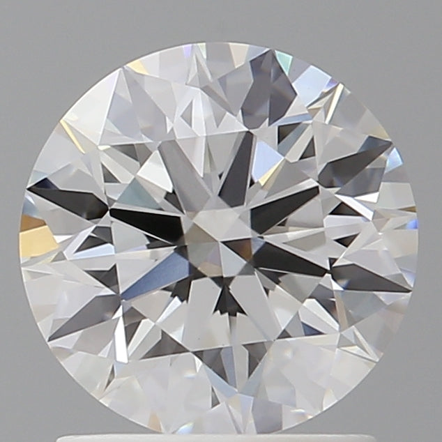 1.57 Carat Round Shaped, Ideal Cut, D Color, VVS2 Clarity, IGI Certified Lab Grown Diamond