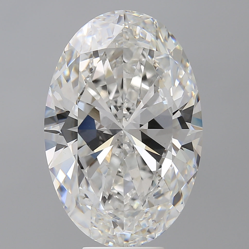 9.51 Carat Oval Shaped, Ideal Cut, F Color, VVS2 Clarity, IGI Certified Lab Grown Diamond