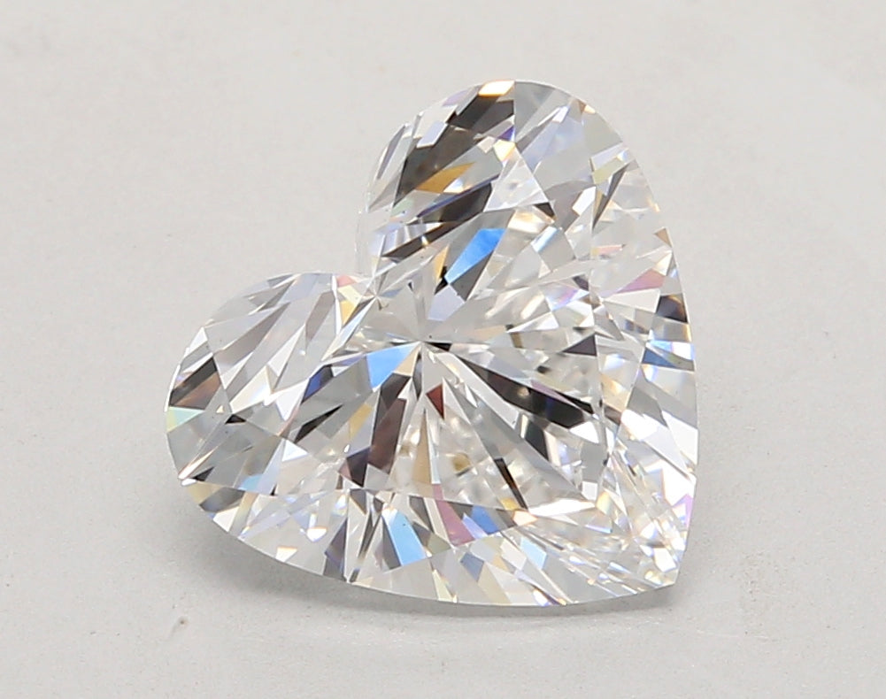 3.52 Carat Heart Shaped, Ideal Cut, E Color, VS1 Clarity, IGI Certified Lab Grown Diamond