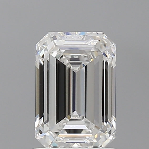 1.48 Carat Emerald Shaped, Ideal Cut, E Color, VVS2 Clarity, IGI Certified Lab Grown Diamond