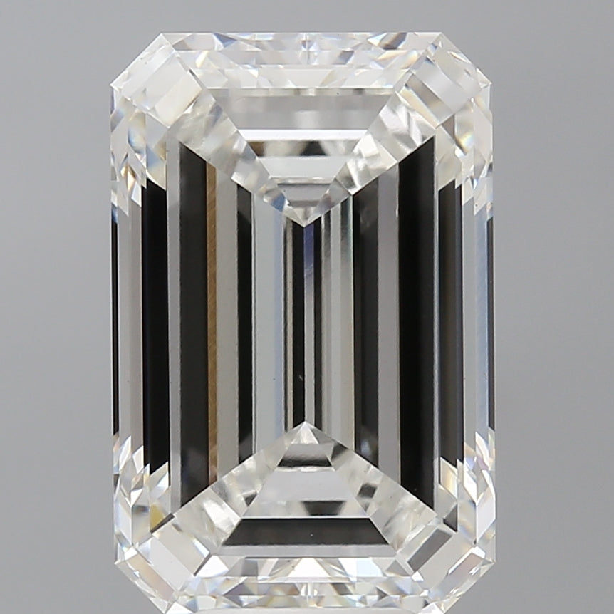 8.59 Carat Emerald Shaped, Excellent Cut, F Color, VS1 Clarity, IGI Certified Lab Grown Diamond