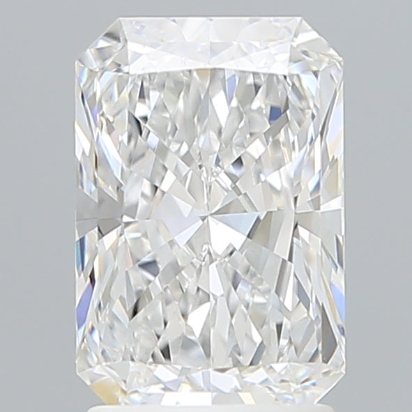 2.23 Carat Radiant Shaped, Ideal Cut, D Color, VVS2 Clarity, IGI Certified Lab Grown Diamond