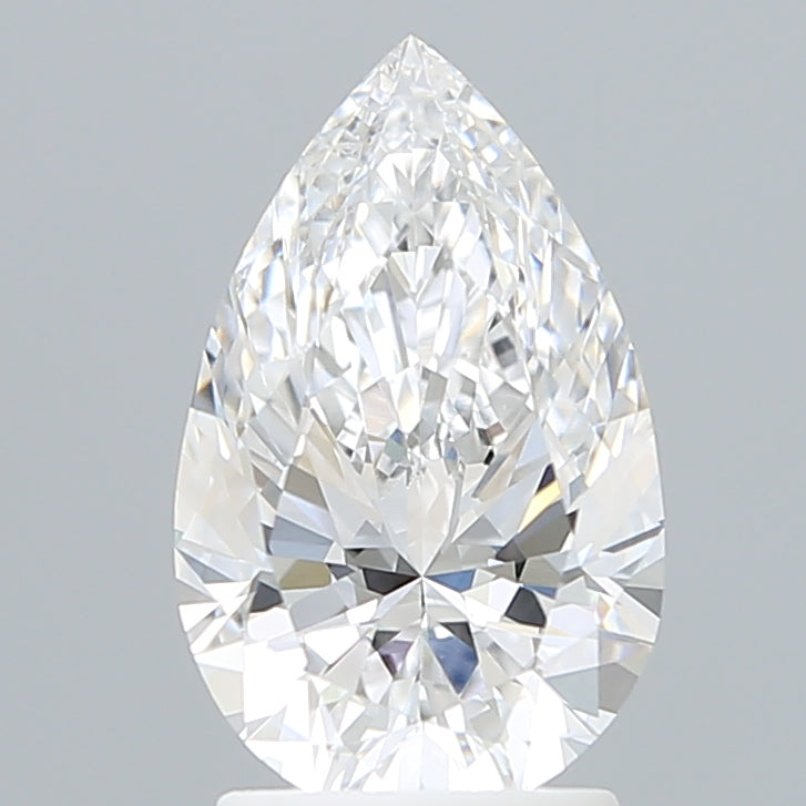 2.16 Carat Pear Shaped, Ideal Cut, E Color, VS1 Clarity, IGI Certified Lab Grown Diamond