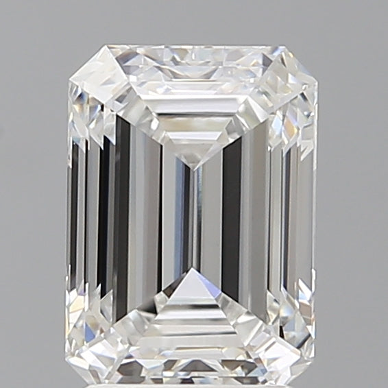 2.42 Carat Emerald Shaped, Ideal Cut, E Color, VVS2 Clarity, IGI Certified Lab Grown Diamond