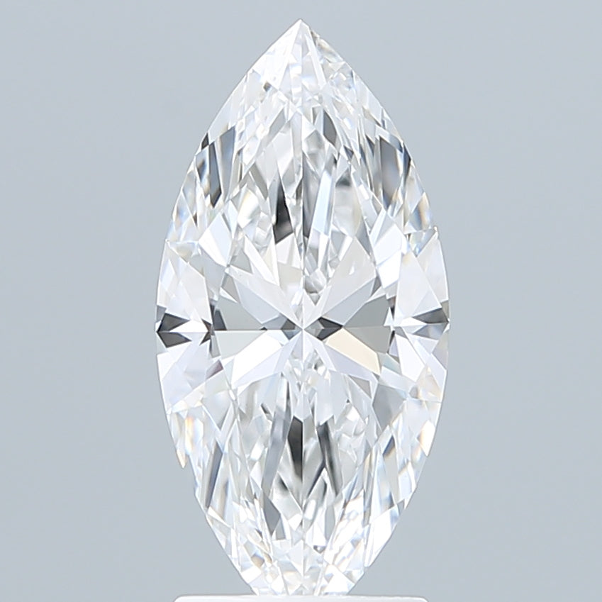 2.30 Carat Marquise Shaped, Ideal Cut, D Color, VVS2 Clarity, IGI Certified Lab Grown Diamond