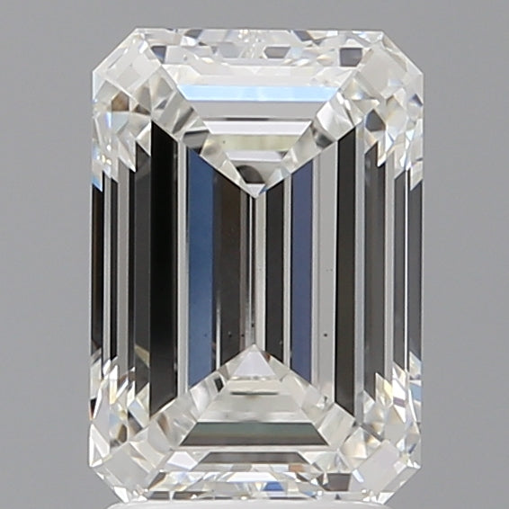 2.60 Carat Emerald Shaped, Ideal Cut, E Color, VS1 Clarity, IGI Certified Lab Grown Diamond