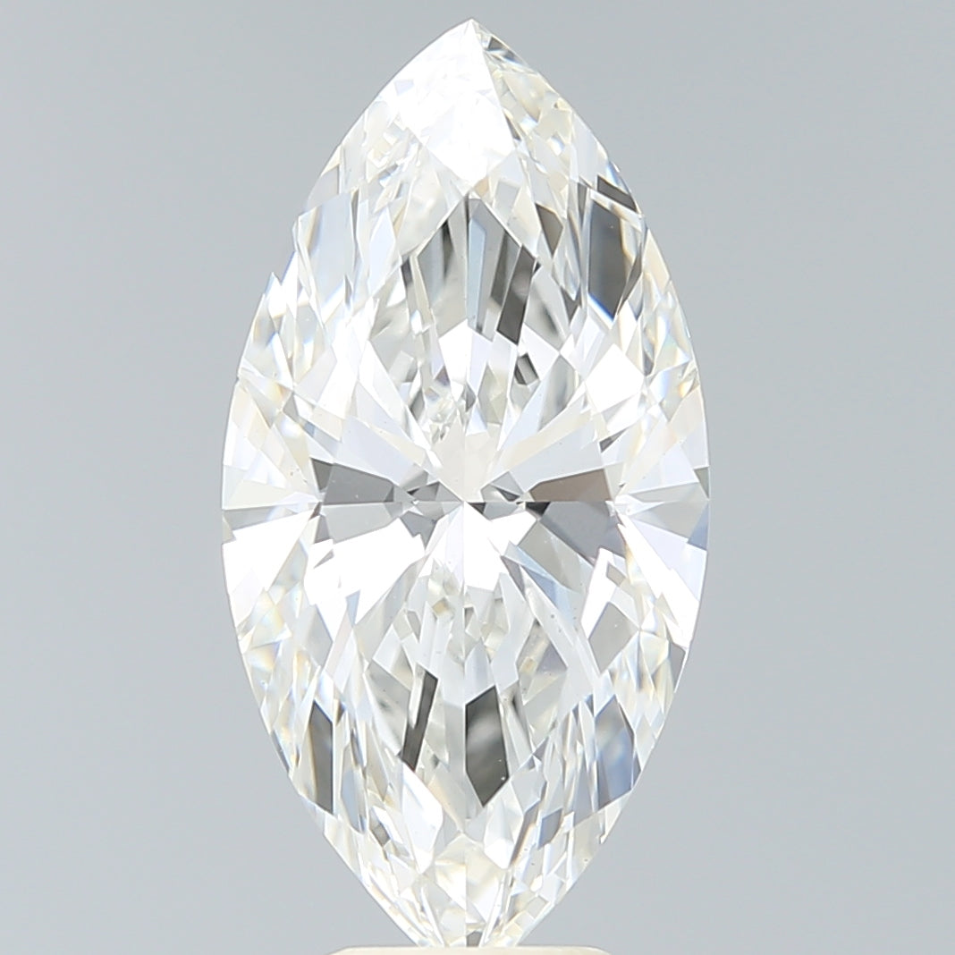6.21 Carat Marquise Shaped, Ideal Cut, G Color, VS1 Clarity, IGI Certified Lab Grown Diamond