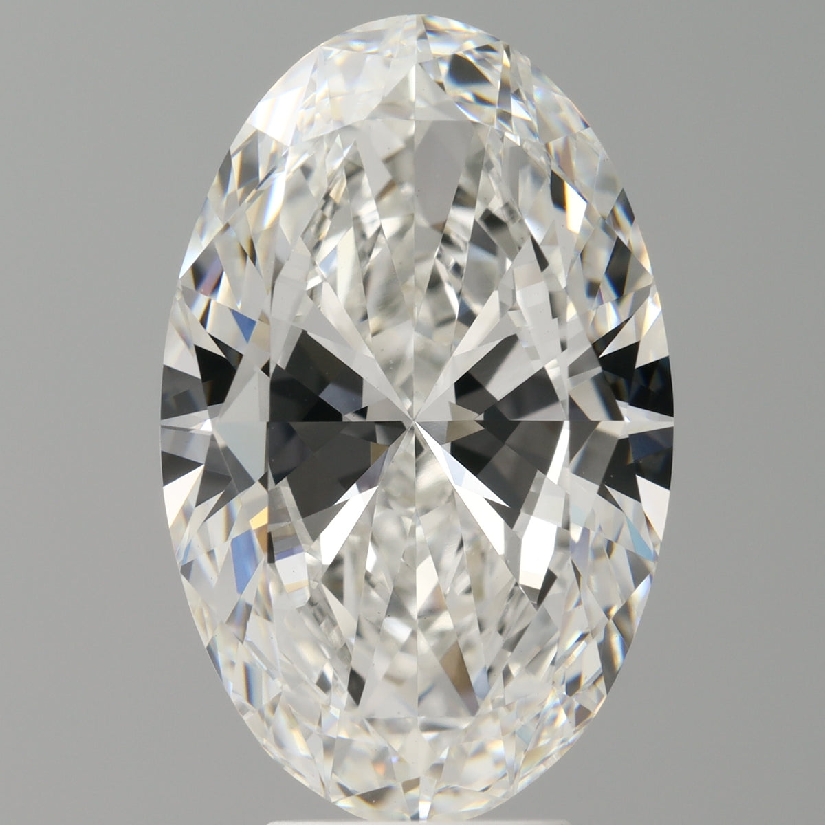 6.00 Carat Oval Shaped, Ideal Cut, F Color, VVS2 Clarity, IGI Certified Lab Grown Diamond
