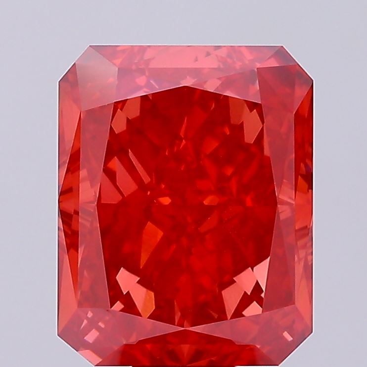 13.75 Carat Radiant Shaped, Excellent Cut, VVS2 Clarity, IGI Certified Lab Grown Diamond