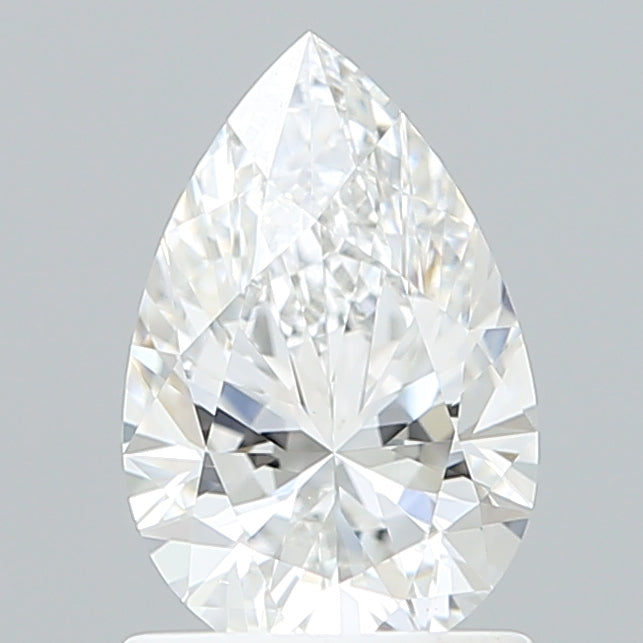1.18 Carat Pear Shaped, Ideal Cut, E Color, VVS2 Clarity, IGI Certified Lab Grown Diamond