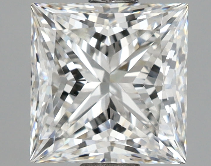 2.51 Carat Princess Shaped, Ideal Cut, F Color, VVS2 Clarity, IGI Certified Lab Grown Diamond