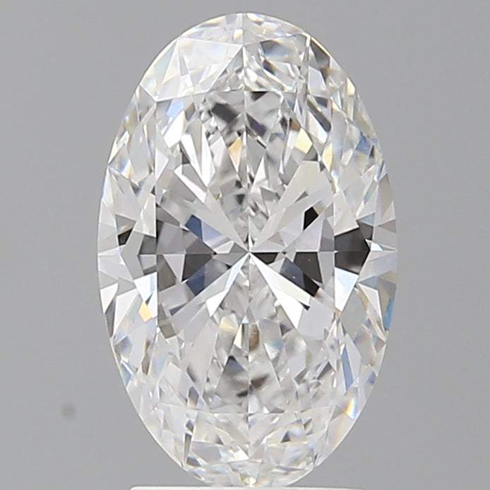 2.60 Carat Oval Shaped, Ideal Cut, D Color, VVS2 Clarity, IGI Certified Lab Grown Diamond