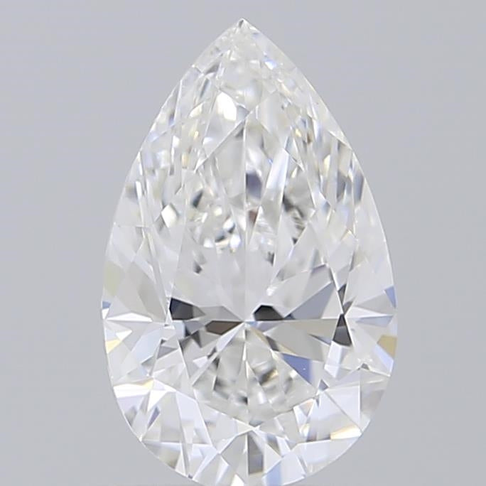 1.05 Carat Pear Shaped, Ideal Cut, E Color, VVS1 Clarity, IGI Certified Lab Grown Diamond