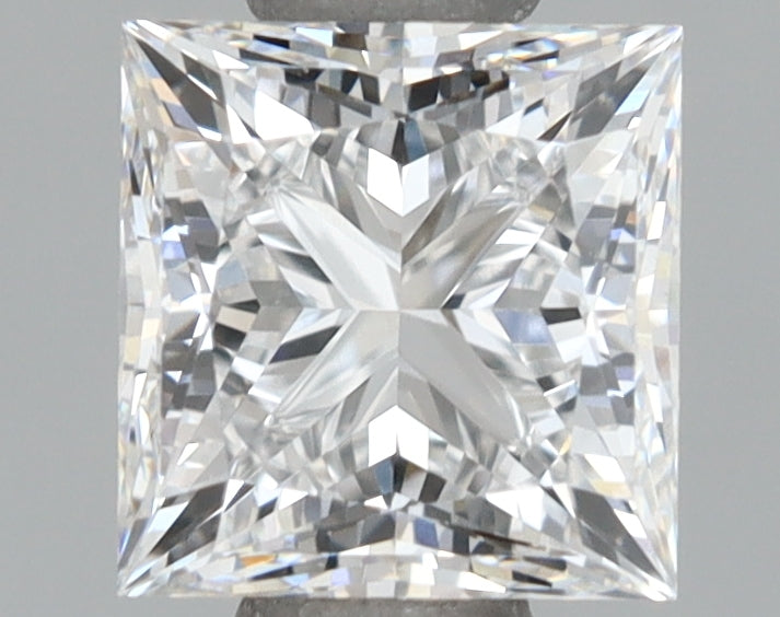 1.07 Carat Princess Shaped, Ideal Cut, D Color, VVS1 Clarity, IGI Certified Lab Grown Diamond