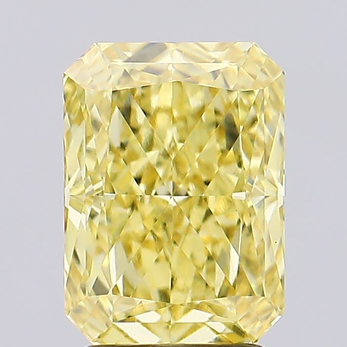 3.15 Carat Radiant Shaped, Excellent Cut, VS1 Clarity, IGI Certified Lab Grown Diamond