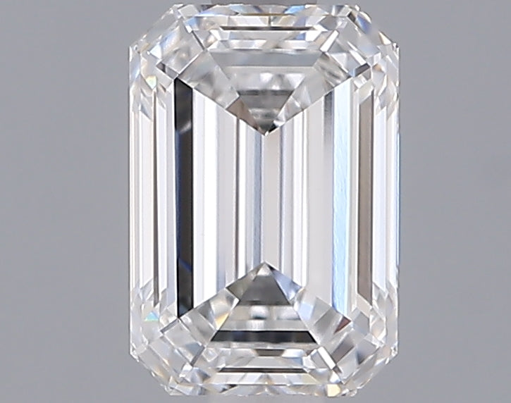 1.53 Carat Emerald Shaped, Ideal Cut, D Color, VVS2 Clarity, IGI Certified Lab Grown Diamond