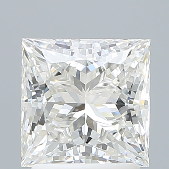2.12 Carat Princess Shaped, Ideal Cut, E Color, VS1 Clarity, IGI Certified Lab Grown Diamond