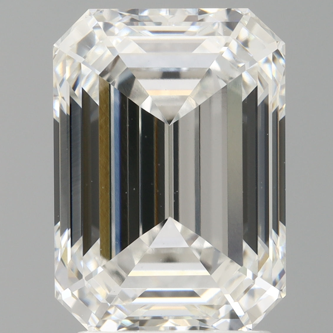 3.10 Carat Emerald Shaped, Ideal Cut, F Color, VVS2 Clarity, IGI Certified Lab Grown Diamond