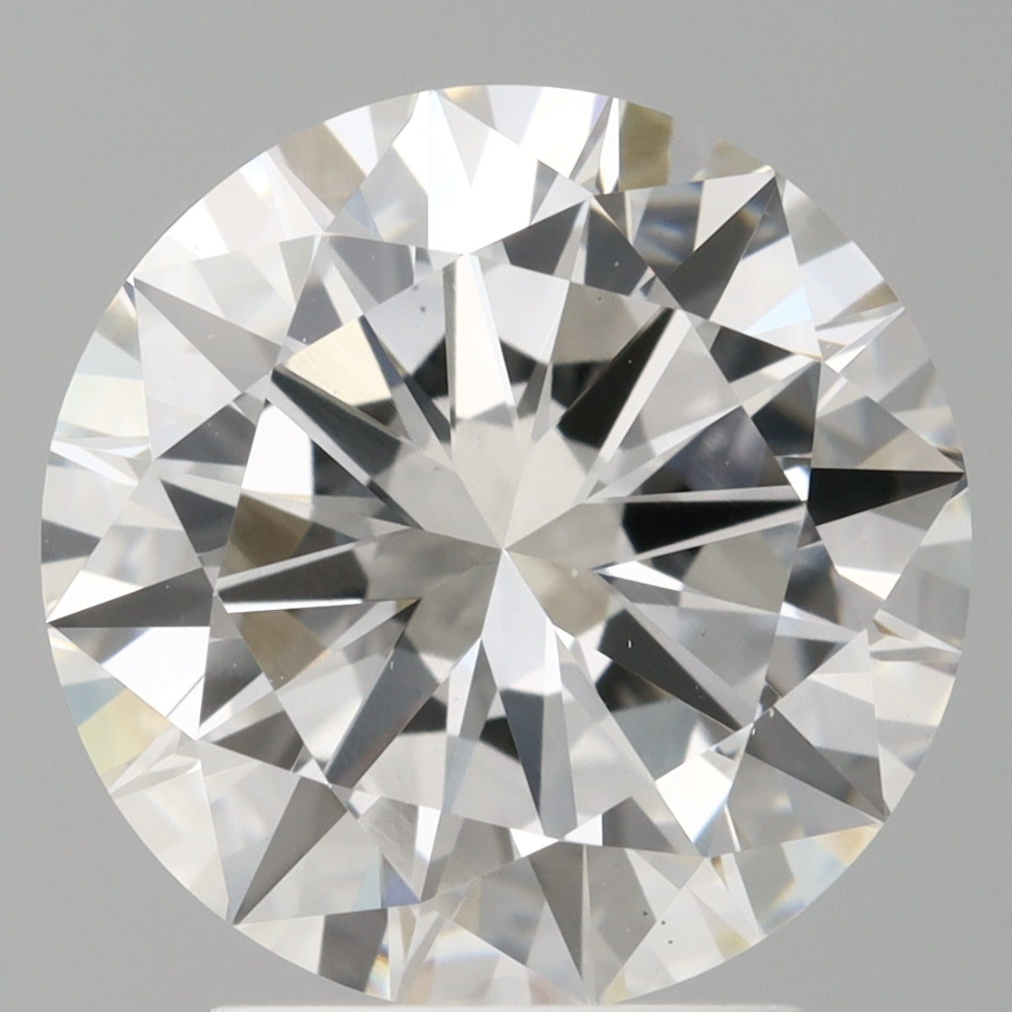 3.00 Carat Round Shaped, Very Good Cut, F Color, VS1 Clarity, IGI Certified Lab Grown Diamond