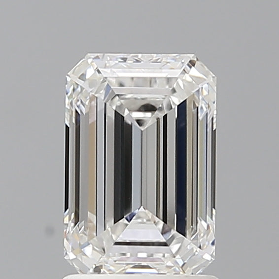 1.60 Carat Emerald Shaped, Excellent Cut, D Color, VVS2 Clarity, IGI Certified Lab Grown Diamond